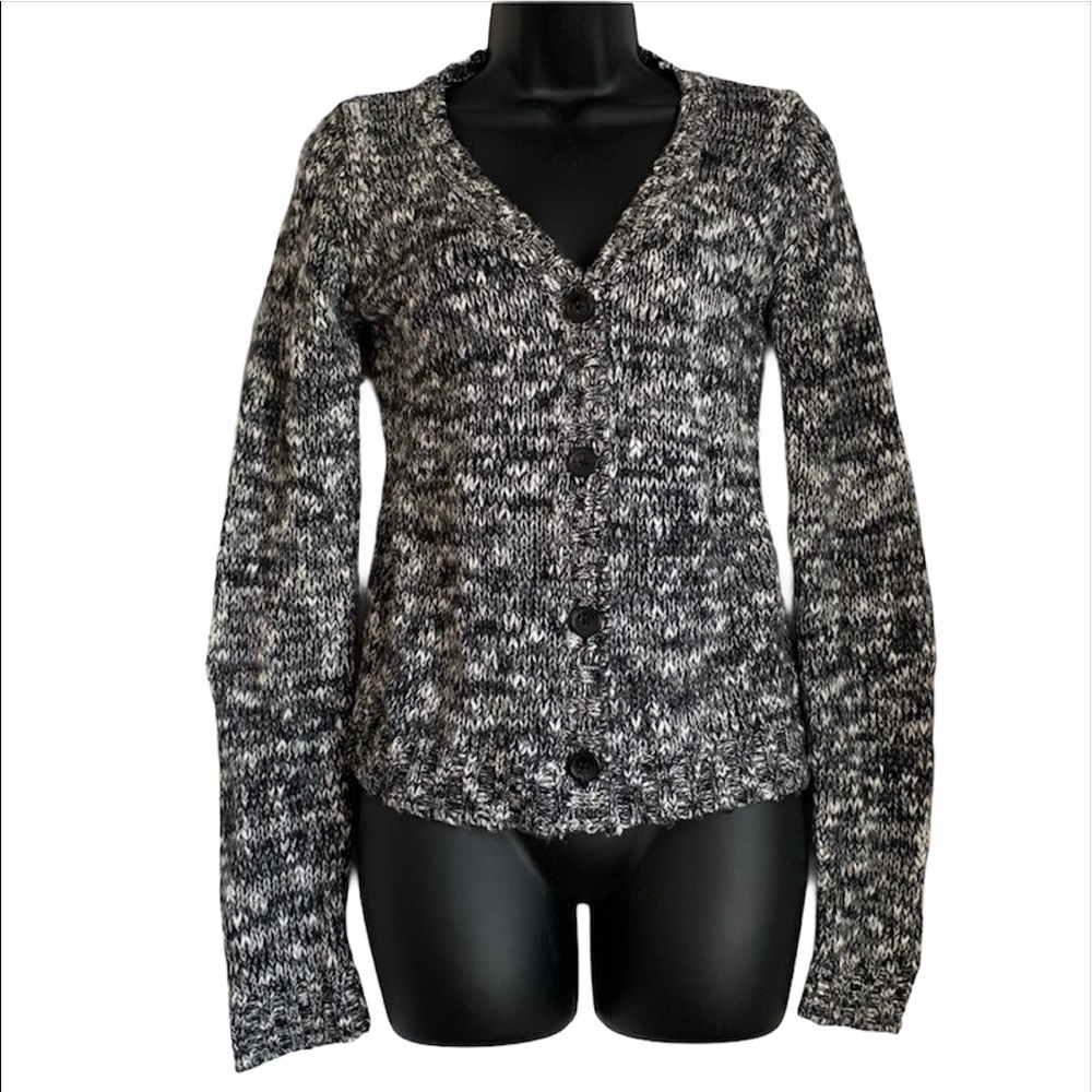 Black & White Knit Sweater